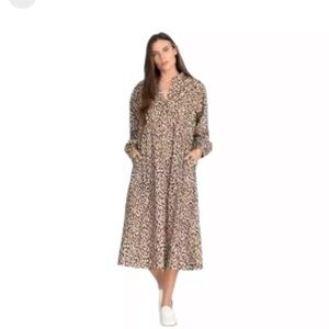 Johnny Was Calme Relaxed Henley Dress